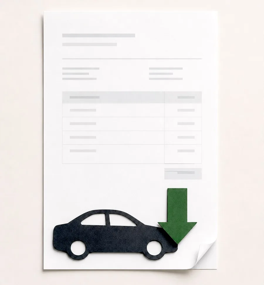 Met de verklaring geen privégebruik auto verlaag je de bijtelling naar nul